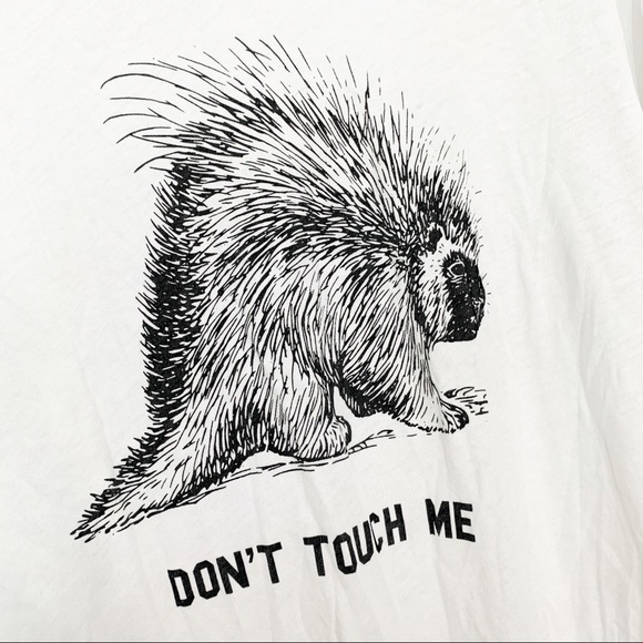 SATURDAY SCHOOL PORCUPINE DON’T TOUCH ME Tee - Picture 2 of 6